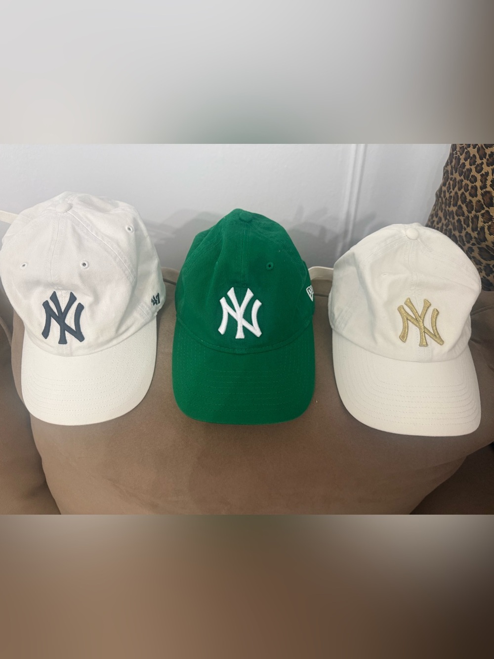 New Era 47 Snapback Yankees Logo Caps with Embroidery